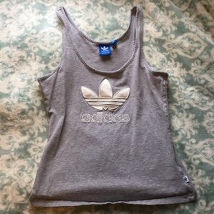 ADIDAS grey tank top